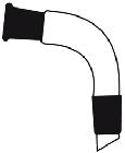 Receiver Adapters, Plain Bend