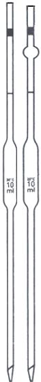 Pipettes  Volumetric Transfer  with one mark, Class 'B' 